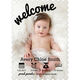 Pink Welcome Photo Birth Announcements Image 5 of 5